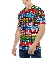 Flags of the Countries of the World, International Men’s all-over Shirt
