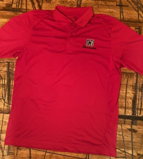 Hornady Extreme Performance Ammo Bullets Embroidered Polo Shirt Mens Large L