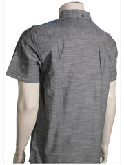 NWT SMALL Hurley Icon Stretch SS Button down Shirt Men’s Casual Black