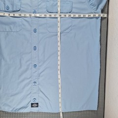Dickies Performance System Vented Shirt Men’s 2XL Blue Short Sleeve Nylon