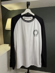 Chrome Hearts Men’s Long Sleeve T-Shirt Medium, White/Black FAST SHIPPING ‼️
