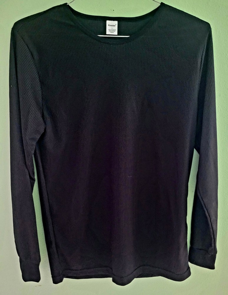 Knocker Activewear Mens Size L Long Sleeve T-Shirt