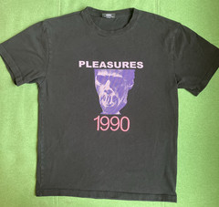 Rare Pleasures Cheers 1990 Heavyweight Size Medium Black Pink Embroidery