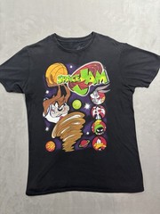 Warner Bros Space Jam Medium Authentic Graphic Print Shirt Bugs Bunny Taz
