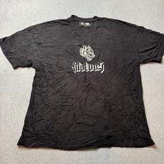 Darc Sport Wolves Baki Hanma T Shirt Mens Large Black Side by Side Graphic Print