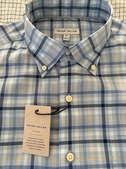 Peter Millar Men’s Long Sleeve Button Down Shirt Size Medium – New with Tags