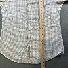 Ralph Lauren Custom Fit Mens 15.5 32/33 Tattersall Check Button Down Shirt White