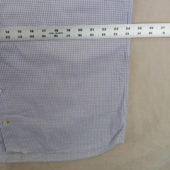 Mark Shale 17 Tall XL Mens Shirt 24×32 Office Casual Long Sleeve