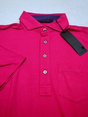Greyson Golf Performance Fabric Apache II Pocketed Golf Shirt NWT Small $95 Ruby
