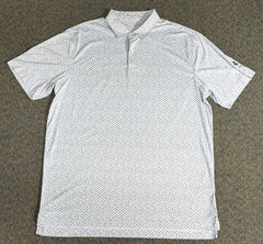 Peter Millar Featherweight Polo Shirt Men’s L North Jersey Country Club NJCC AOP