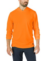 Genuine Dickies Work Solutions Hooded Long Sleeve Performance Sun Shirt SMALL