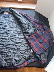 Vintage Born Here Men’s Extra Large Flannel Button Snap Long Sleeve Jacket.