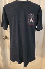 Rush 10-8 GIVE’EM HELL FIRST TO FLAME WHISKEY BLUE SIZE MEDIUM VGUC