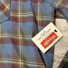 Wrangler Authentics Men’s XL Cloud Flannel Long Sleeve Shirt Blue Plaid NEW