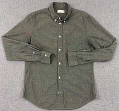 Everlane Gray Chambray Button Down Shirt Size Small Men’s 100% Cotton Slim Fit