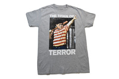 The Sandlot Mens The Titan of Terror Ham Porter Baseball Funny Gray Shirt New M