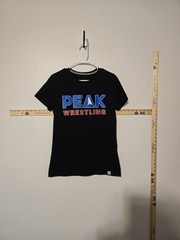 Peak Wrestling T Shirt Russell Athletic Black Youth L Adult S Sports Tee