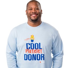 American Red Cross Cool Platelet Donor Christmas 2024 XL Long-Sleeve T-Shirt