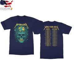 Metallica Tour 2026 Double Sided Concert Graphic Tee