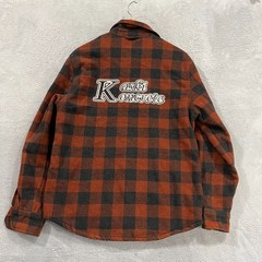 Jachs Shacket Men’s Small Wool Blend Plaid Shirt Flannel Jacket Quilted