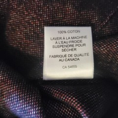 Eighteen Waits Men’s Button Down Long Sleeve Shirt Sz: S, Maroon. Made In Canada
