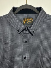 Johnny Bigg Button-Down Collar Long Sleeves Nixon Tile Print Navy Shirt 4XL NWT