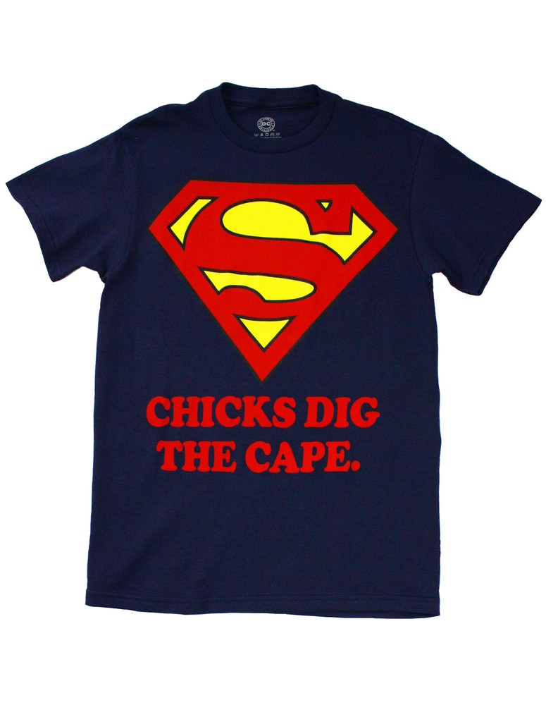 Changes Men’s Superman Chicks Dig the Cape T-Shirt
