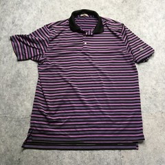 Peter Millar Summer Comfort US Open Championship Polo Mens L Purple Claret Jug