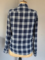 Faherty Heritage Large Reversible Workwear Reversible Heavyweight Flannel Button