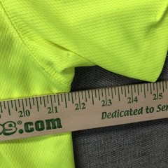 Carhartt Shirt Mens LT Yellow Hi Vis Reflective Pocket Safety Workwear Tee