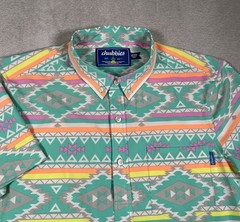 Chubbies “The En Fuego Wild” Short Sleeve Shirt Men Size M1/2 Button Up *EUC
