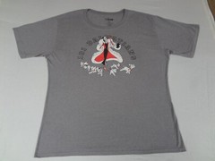 DISNEY 101 DALMATIONS CRUELLA DEVILLE WITH PUPPIES GRAY 3XL T-SHIRT H1537