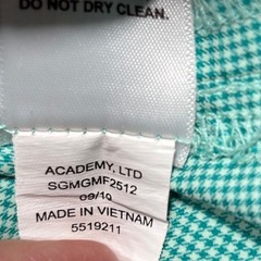 Magellan Fishing Shirt Mens 3XL Teal Houndstooth Aransas Pass Vented Wicking
