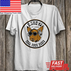 KSHE 95 Real Rock Radio ST.Louis KSD-TV Sweetmeat Ahead Rings Out T Shirt BL0173