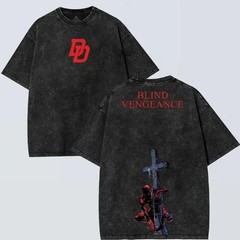 Daredevil T-Shirt Matt Murdock Comic Graphic Tee Streetwear