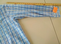 Orvis Button Front Button-Down Collar L/S Plaid Shirt Men’s Large Blue INV#J1244