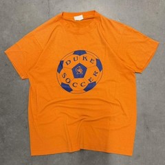 Vintage 80s Duke University Soccer Eurosport Graphic Tee Fits S/M Made In USA
