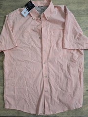 Eddie Bauer NWT Voyager Flex Button Down Short Sleeve Size L