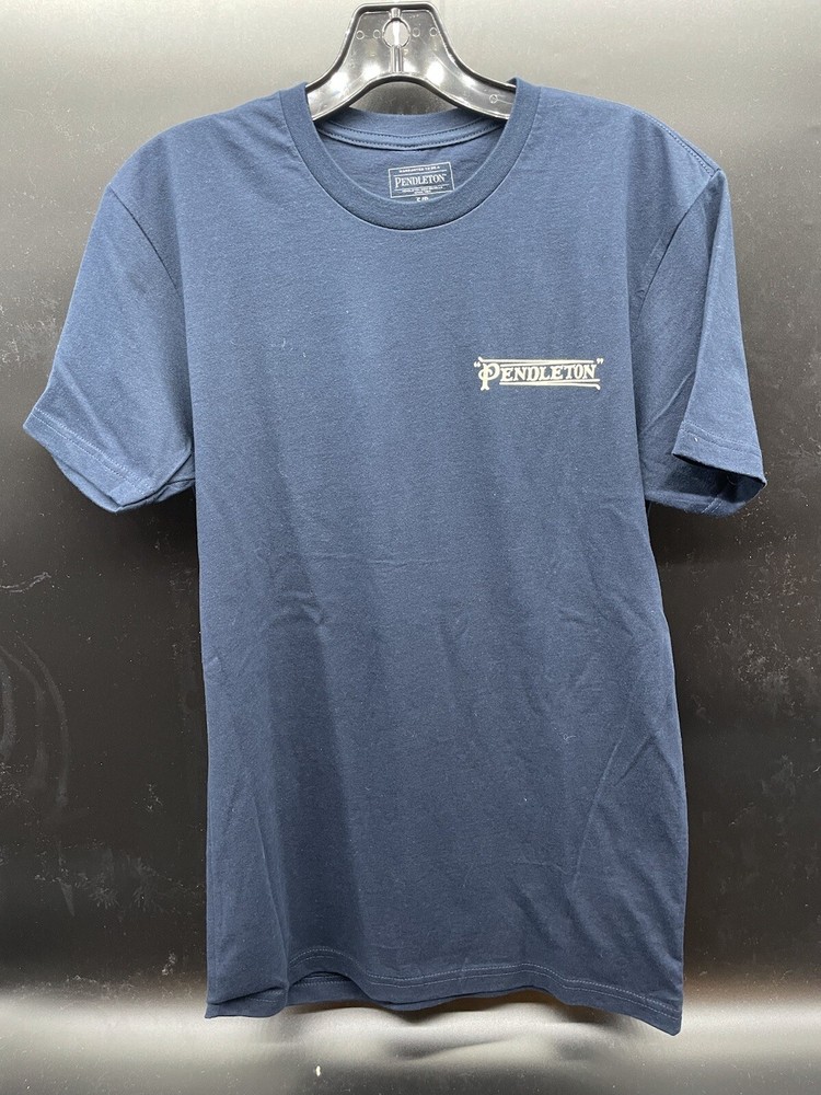 PENDLETON WOOLEN MILLS SMALL BLUE T-SHIRT BRAND NEW WITH TAG