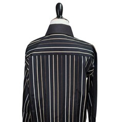 TM Exposure Men’s Medium Button Down Shirt Retro Look Striped NWT Western Shirt