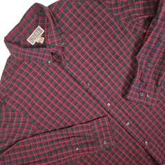 Duluth Trading Duluthflex Highlands Button Down Shirt Mens Large Wool Plaid Red