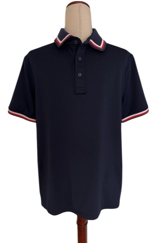 G/FORE Men’s G/Tab Essential Tech Jersey Banded Sleeve Polo Twilight Men’s M