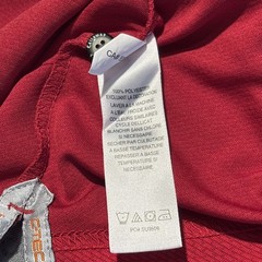 Callaway C-Tech Signature Performance Stretch Golf Polo Shirt S/S Red Men’s LG
