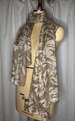 GOA Tree Pattern Stole Real Tree Camouflage Lightweight Y2K