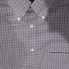Brooks Brothers Stretch Oxford Button Down Shirt Mens 15-33 Slim Gray Non Iron