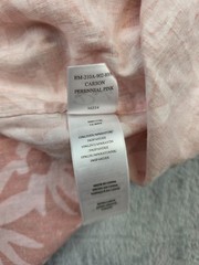 $148 New RAILS Carson SS Sport Shirt Men’s LARGE L Pink FLORAL Rayon LINEN Blend