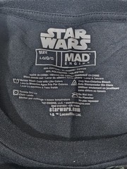 Star Wars Imperial Crest Comic Panel T-Shirt Adult Large Black Mad Engine Lucasf
