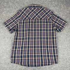Hippy Tree Nomad Division Button Up Shirt Plaid Pockets Mens Small S