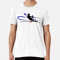 Water Ski Slalom Skier Size S to 5XL Made in the USA T-Shirt