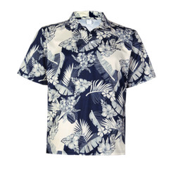 PALMWAVE MEN’S MICROFIBER KNITTED ALOHA POLO SHIRT